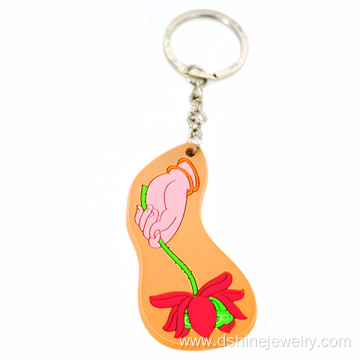 Custom Rubber Soft Pvc Keychain Plastic Customized Key Chain